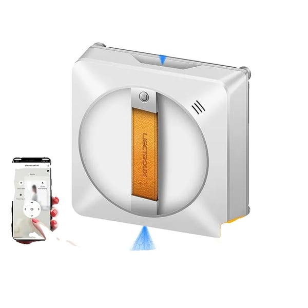 Vinduespudserrobot, Dobbelt Vand Spray, Smart Navigation,HVID, Ja