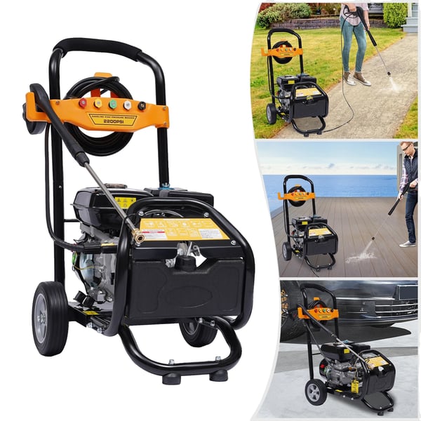 Højtryksrenser, Maksimalt Tryk 2465 PSI, Driftstryk 2200 PSI, Effekt 5500 W, Motorstørrelse 420 cc, Motortype OHV Benzin