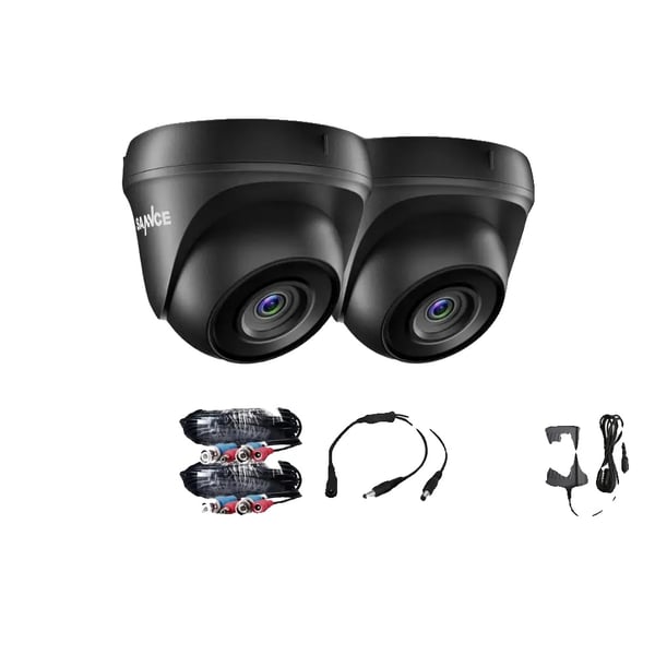 CCTV Sikkerhedskameraer, 1080P HD, Dome Stil, Vandtæt,1/4", 1200TVL
