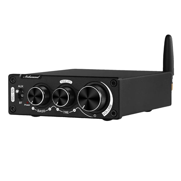 Nobsound Mini Bluetooth-forstærker, 100W pr. kanal, dual TPA3116 chips, HiFi-lyd