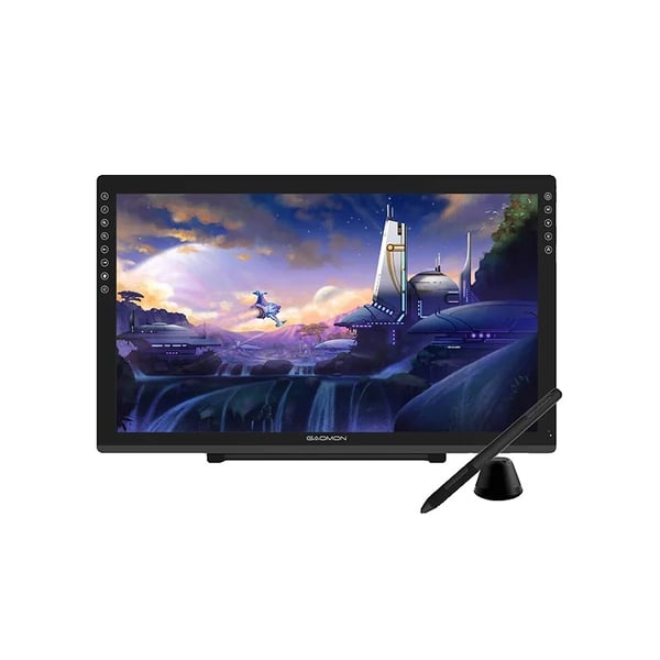 Digital Pen Display, Anti-Glare Fuldlaminering, 8 Touch Taster, ±60° Tilt Funktion