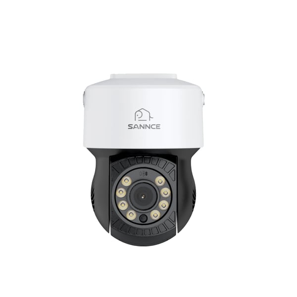 Trådløst sikkerhedskamera, 3MP opløsning, nattevision op til 20m, understøtter WiFi (2.4GHz), tovejs lyd, IP66 vandtæt rating