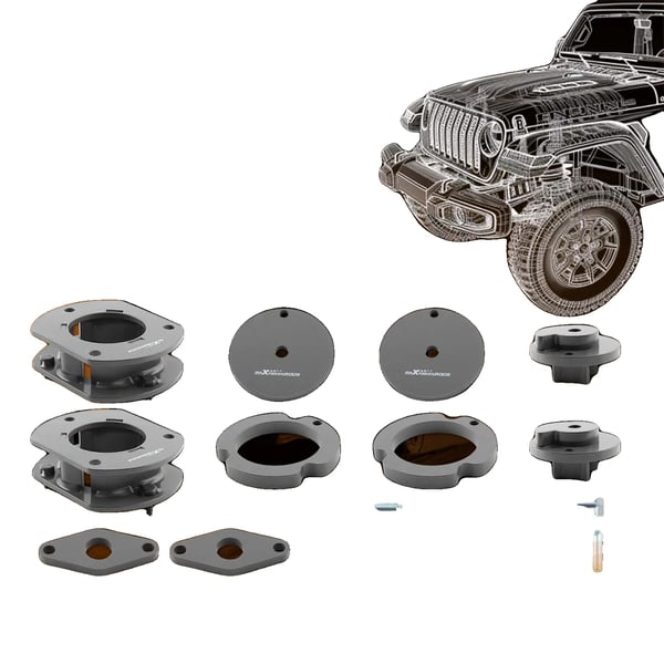 Lift Kit, Front 2,5", Bag 0,5", Passer til Jeep Grand Cherokee 2WD, Passer til Jeep Grand Cherokee 4WD, Stål Konstruktion