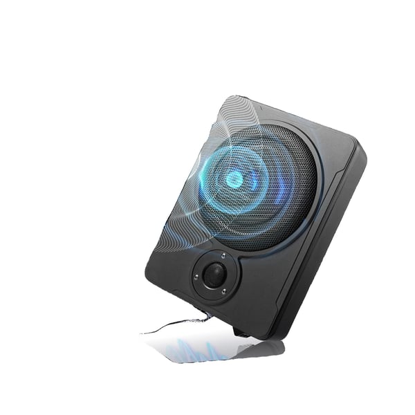 Subwoofer, 600W Effekt, Kompakt Under-Sæde Design,8"