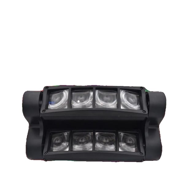 Mini LED Moving Head Light, RGBW farvemuligheder, DMX 512 kontrol, 80W effekt