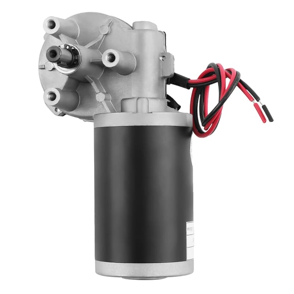 24V Vendbar Skruemotor, Høj Moment 30Nm, Nominel Effekt 45W, Stille Drift