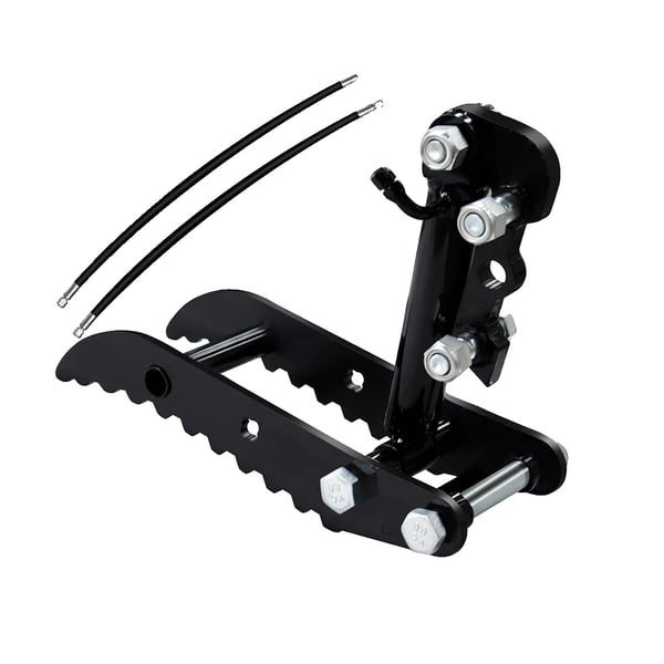 Hydraulisk tommelfinger, højstyrkestål, kompatibel med mini-gravemaskiner, forbedret greb, alsidig brug