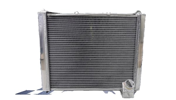 Aluminiumkøler, præcisionspasform til 1961-1962 Chevrolet Corvette, tre-rækket design, robust hel-aluminium konstruktion.
