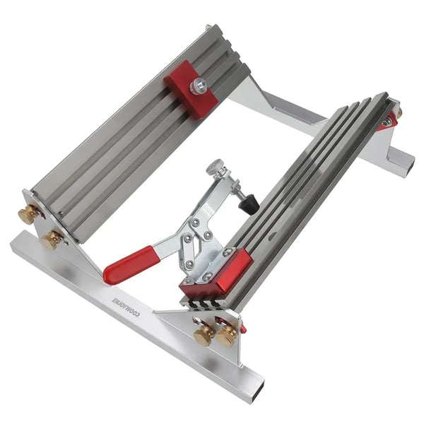 Justerbar Spline Jig, Kompatibel med Bord Sav & Router Bord, Præcis Justering Klemmer