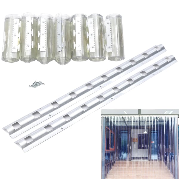 PVC Strip Dør Gardin Sæt, Miljøvenligt Materiale, Nem Installation, Alsidige Anvendelser