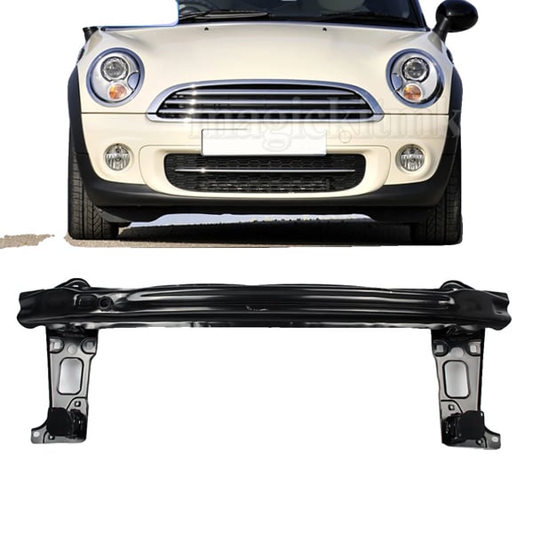 Front Bumper Forstærkning, Aluminiumlegering, 2007-2015 Kompatibilitet, Direkte Erstatning, Standard Pasform, Sort Finish