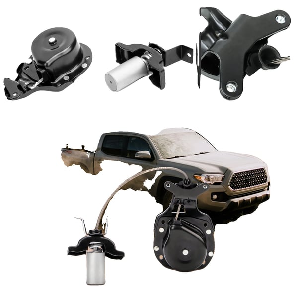 Reservehjulsvinsch, Højtydende Materiale, Varelængde: 45 mm, Varebredde: 45 mm, Varehøjde: 4 mm, Varevægt: 4 kg