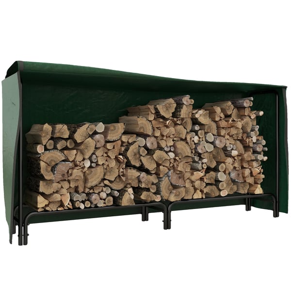 Vedhållare, Metall och PE, 200 cm x 36 cm x 99 cm, Förvaringsutrymme 195 cm x 36 cm, Maximal belastning 200 kg, Skydd 200 cm x 50 cm x 95 cm