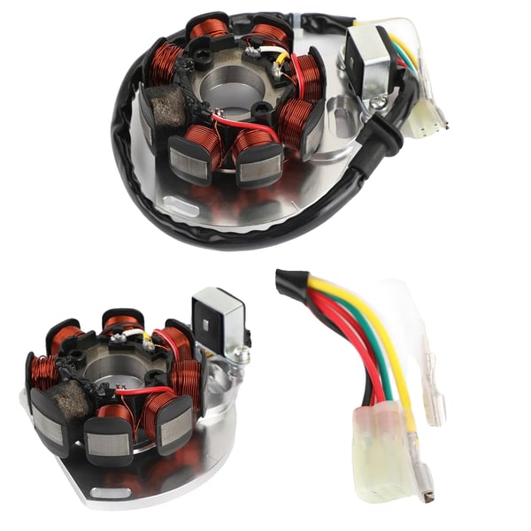 Generator Stator Spole, 29mm Indvendig Diameter, 84.3mm Udvendig Diameter, 33.1mm Poler Tykkelse, 21.3mm Poler Bredde, 8 Poler