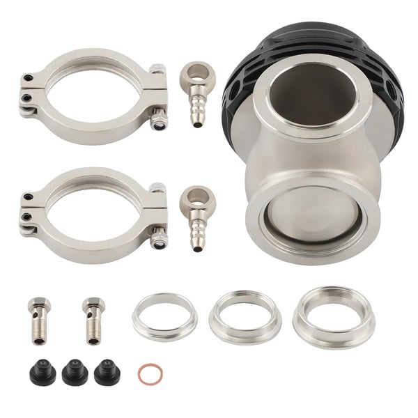 Ekstern Wastegate, 38mm Flange Diameter, 1.8 kg Vægt, 26mm Længde, 4 Cylinder Kompatibilitet, 1.0-3.0L Slagvolumenområde
