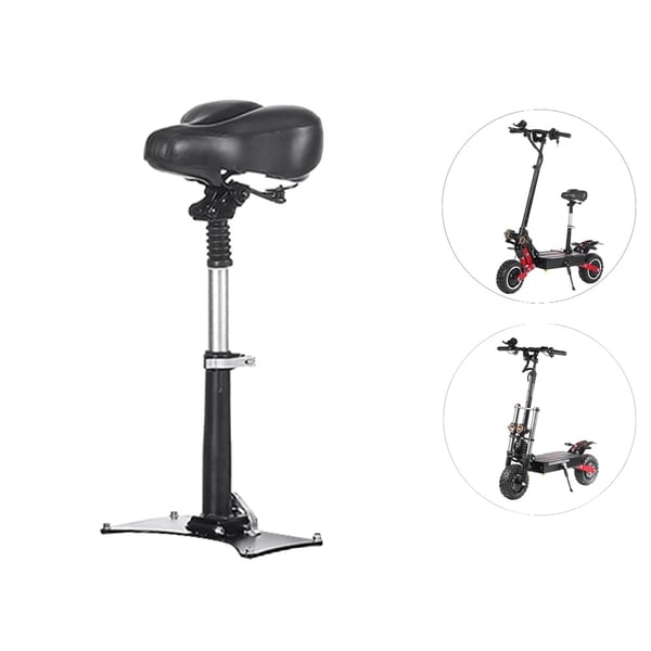 El-scooter sæde, højdejusterbart, åndbart polstring, stødabsorberende design