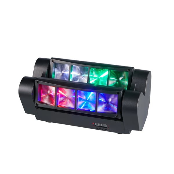 DJ Lygter, 80W LED, DMX-512 Kontrol,sort, EU stik