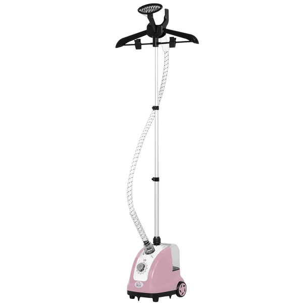 Vertikal Dampjern, 1800W Effekt, 1,4L Tankkapacitet, 30 g/min Dampflow, Justerbar Stang 41-110 cm, Slangens Længde 1,4 m