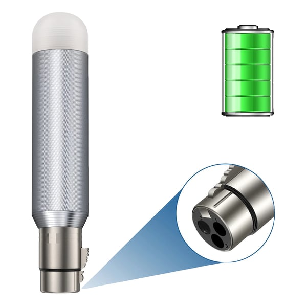 Langaton DMX512-vastaanotin, 400 metrin viestintäetäisyys, 16 tunnin käyttöaika,EU Plug 4kpl