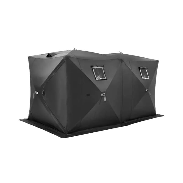 Jääkalastusmaja, 70 neliöjalkaa kapasiteetti, 141,73 x 70,8 x 78,84 tuumaa, 26,6 lbs paino, alumiiniputket, suunniteltu jääkalastukseen