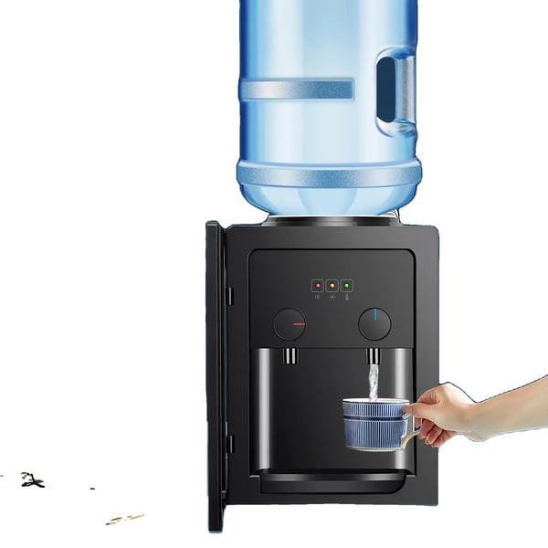 Elektrisk Vattendispenser, Snabb Uppvärmning och Nedkylning, Kompakt Design, Användarvänlig Drift