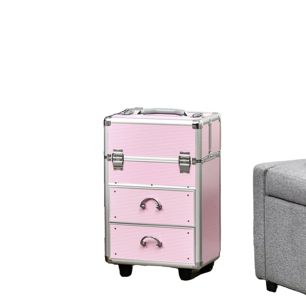Makeupväska, bärbar design, säker låsning