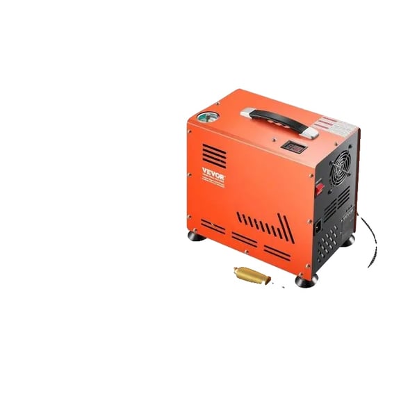 Luftkompressor, 800W, 4500 PSI / 30 MPa, Integreret ventilationskøling, Dobbelt trykdisplay, 8mm hurtigtilslutningsslange