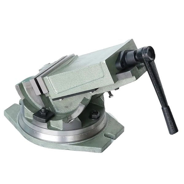 Heavy Duty Støbejern Maskinv vise, 100 mm Kæbe Bredde, 360° Drejelig Base, Høj Præcision Kæber