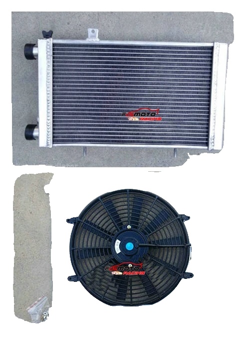 Radiator, aluminiumkonstruktion, forbedret køleeffektivitet, nem installation, kompatibel med Lotus Europa Coupe 1966-1976
