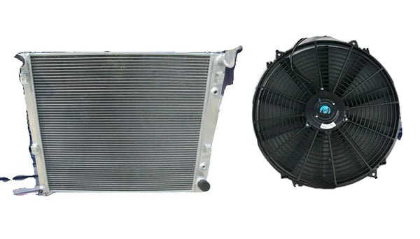Aluminium Radiator Kit til JEEP GRAND CHEROKEE, Præcisionspasform, Fremragende Varmeafledning, Komplet Køleløsning