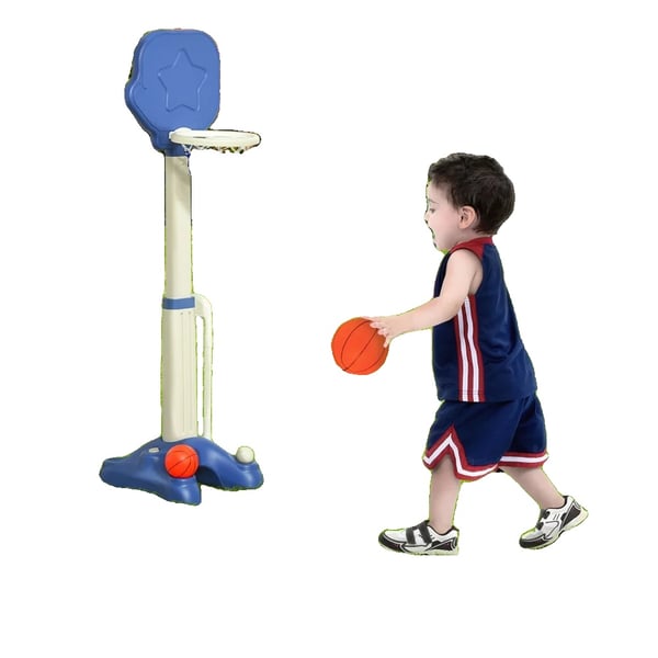 Basketballkurv, Justerbar Højde, 2 i 1 Design