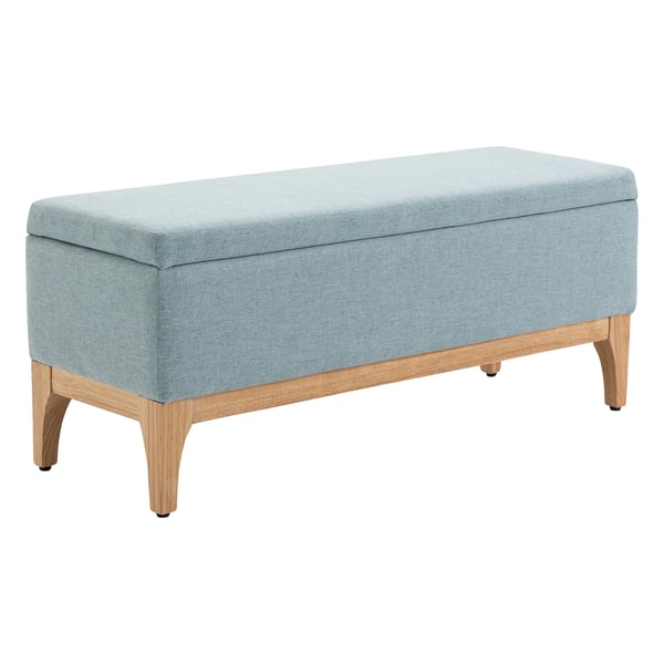Opbevaringskiste, Polstret Linned, 72 Liter Kapacitet, 32" L x 16" B x 16" H, Alsidig til Diverse, Vægtkapacitet 150 lbs