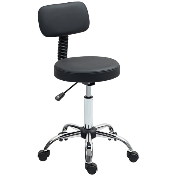 Snurrpall, Höjdjusterbar 78-93 cm, Viktkapacitet 150 kg, 360-graders Snurrhjul, Hållbara Material, Montering Krävs