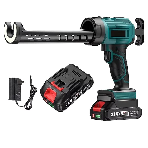 Trådløs elektrisk fugepistol, 4 justerbare hastigheder, ergonomisk design, høj trykkapacitet Trådløs elektrisk fugepistol, 4 justerbare hastigheder, ergonomisk design, høj trykkapacitet