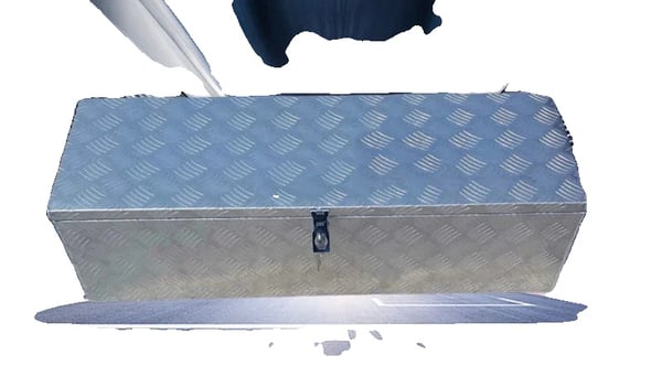 Aluminium Pickup Truck Værktøjskasse, Holdbar Konstruktion, Rummelig Opbevaringsplads, Vejrbestandige Tætningslister