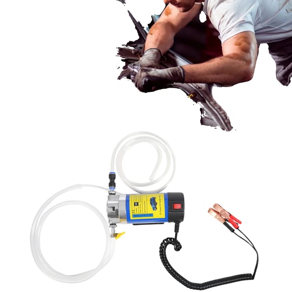 Motorolieoverførselspumpe, 100W, 12V Strømforsyning Kompatibel, Flow Rate 0,22-0,88 Gal/Min, Holdbart Materiale, Kompakt Design