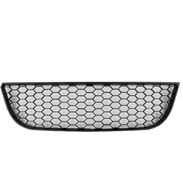 Front Center Nedre Bumper Gitter, ABS Plast, Sort Farve, Til Kompakt Bil Model 9N3 GTI (2005-2009), Helt Ny, Honningkage Stil