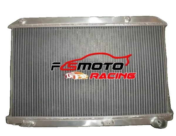 Aluminiumradiator, 2 rækker, 360mm x 638mm x 40mm, høj effektiv køling, kompatibel med Mazda RX-8
