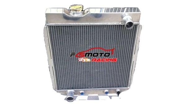 Aluminiumkøler, passer til Ford Mustang V8 1964-1966, helt i aluminium, 3-rækket design