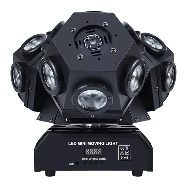 Tre-hoved roterende moving head lys, 180W effekt, DMX kontrol,Stråle Laser