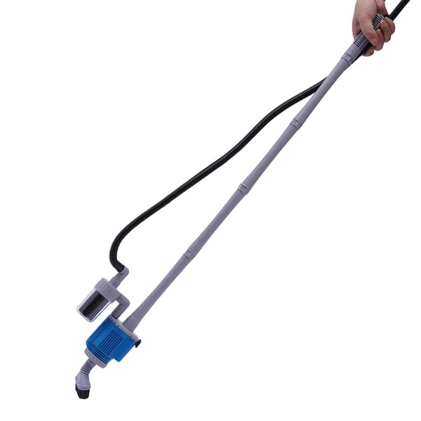 Akvarium Grus Rengøringskit, 28W Pumpe, 2m Vandrør, 360° Sugende Hoved,220V, EU
