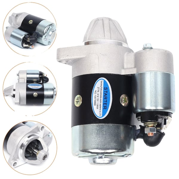Motor, 1,0 kW effekt, 8-tandsdesign,12V