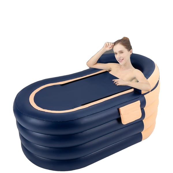 Oppustelig Voksen Badekar, Elektrisk Luftpumpe, Ergonomisk Design,220V