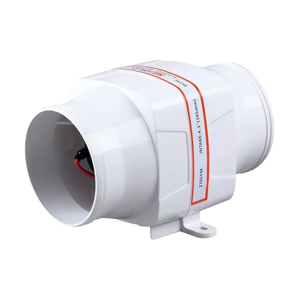 Bilge Blæser, 270 CFM Luftstrøm, 12V Drift, Kompakt Design