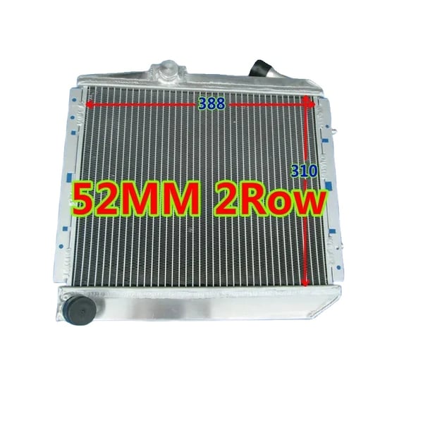 Aluminium Radiator, Dual Row, 40% Øget Kølekapacitet, Kompatibel med R5, R9/11