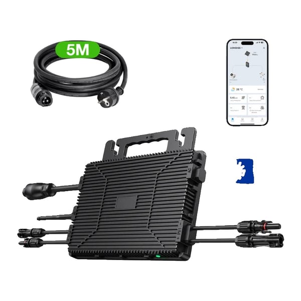 Mikroinverter, Dual MPPT, 96% Effektivitet,800w