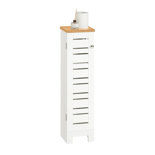 Toiletpapir Opbevaring, Pladsbesparende Design, Holdbar MDF Konstruktion,HVID