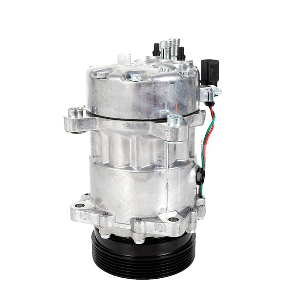 A/C kompressor, kompatibel med 7V16 systemer, PAG46 olie, OE kvalitet, høj kvalitet metal, R134a kølemiddel