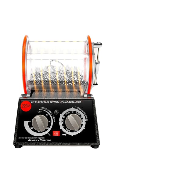 Smykke poleringsmaskine, Justerbar hastighed 500-3000RPM, 60W effekt, Dimensioner 18cm x 23cm x 24cm, Holdbar konstruktion, Omfattende kit