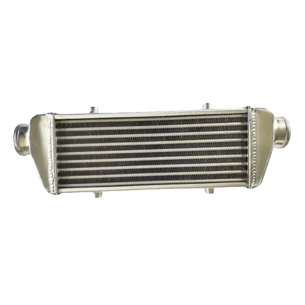 Turbo Intercooler, Aluminium Materiale, Kerne Størrelse 280mm x 300mm x 76mm, Samlet Størrelse 460mm x 330mm x 80mm, Indløbs/Udløbs Størrelse Φ76mm